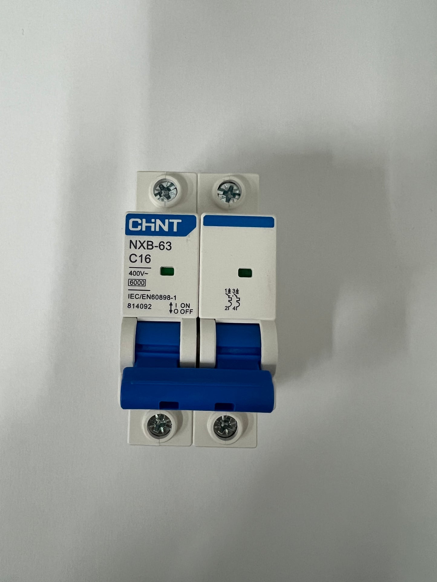 Automático magnetotérmico CHINT NXB-63-2-16C 2p 16A