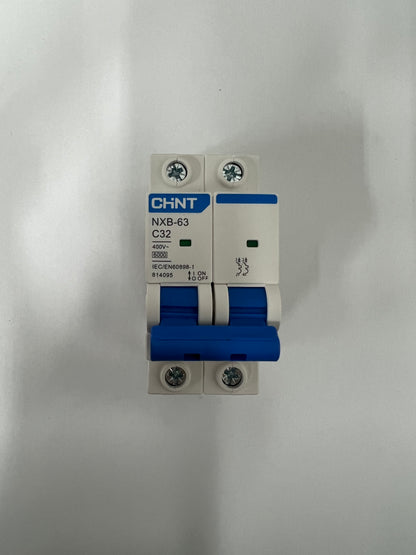 Automático magnetotérmico CHINT NXB-63-2-32C 2p 32A